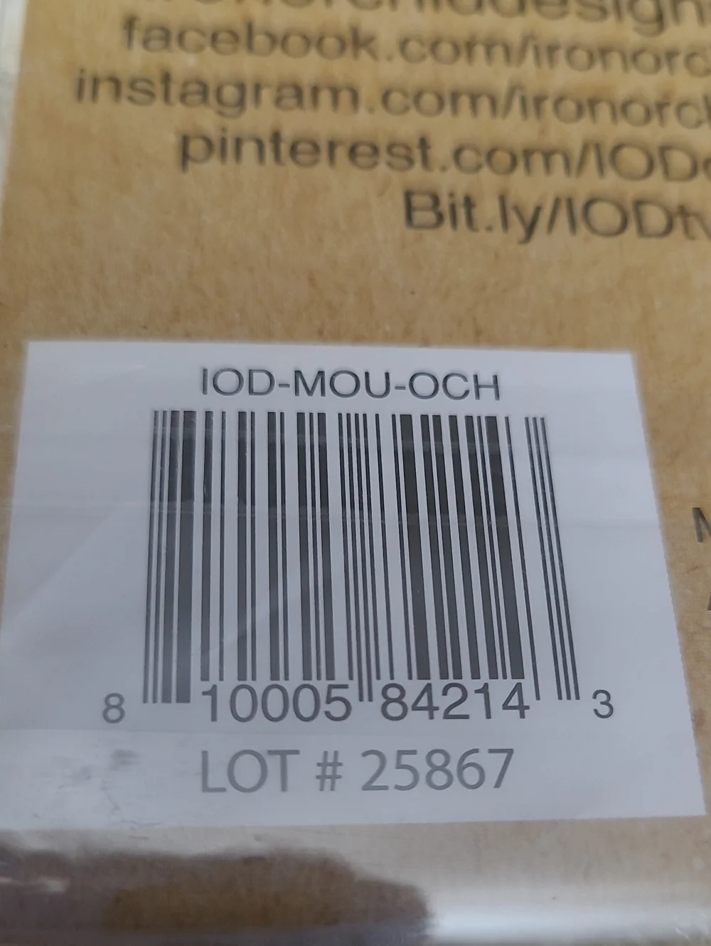 RARE NEW IOD Iron Orchid Designs Mould O Christmas Tree Silicone Micro-Rim